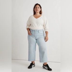 Madewell - NWT- The Plus Perfect Vintage Wide-Leg Crop Jean - 16W